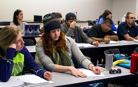 Biochemistry class at MSU Denver